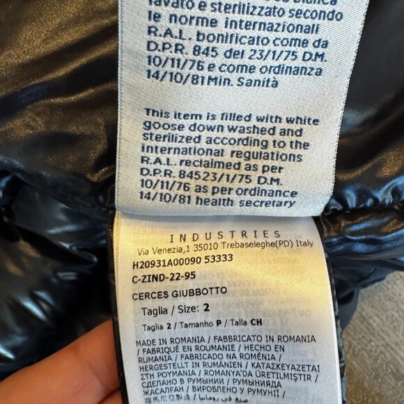 Moncler Cerces Women's Down Jacket (Size 2) - Picture 7 of 9